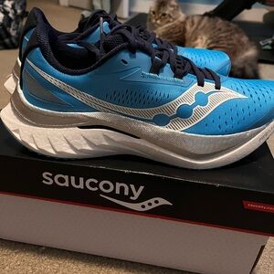Saucony Sky Blue Athletic Sneakers